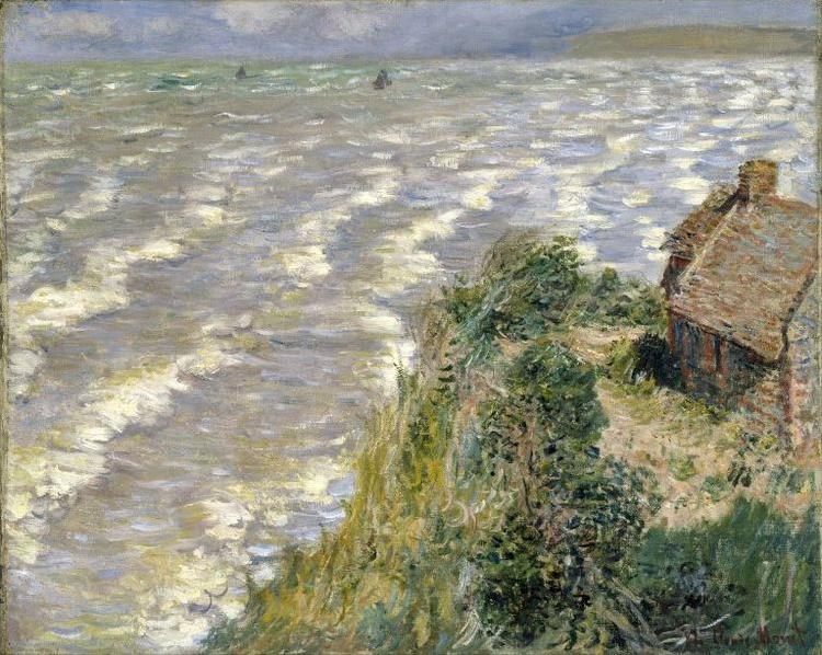 Claude Monet Rising Tide at Pourville (Maree montantea Pourville) Germany oil painting art